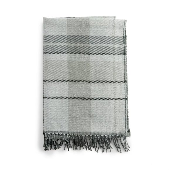 NWT Women's Apt. 9 Reversible Plaid Blanket Wrap Scarf - Picture 3 of 3
